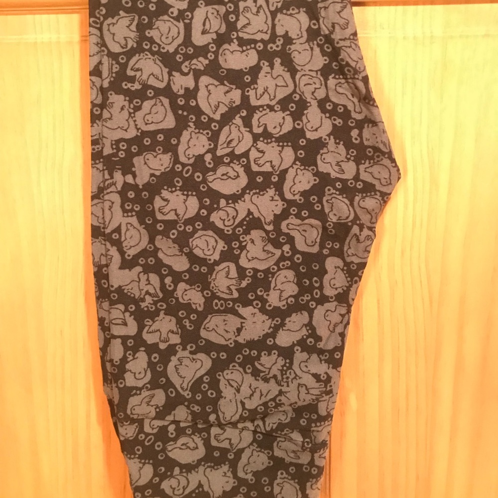 NWT OS LLR B&G with Birds Leggings